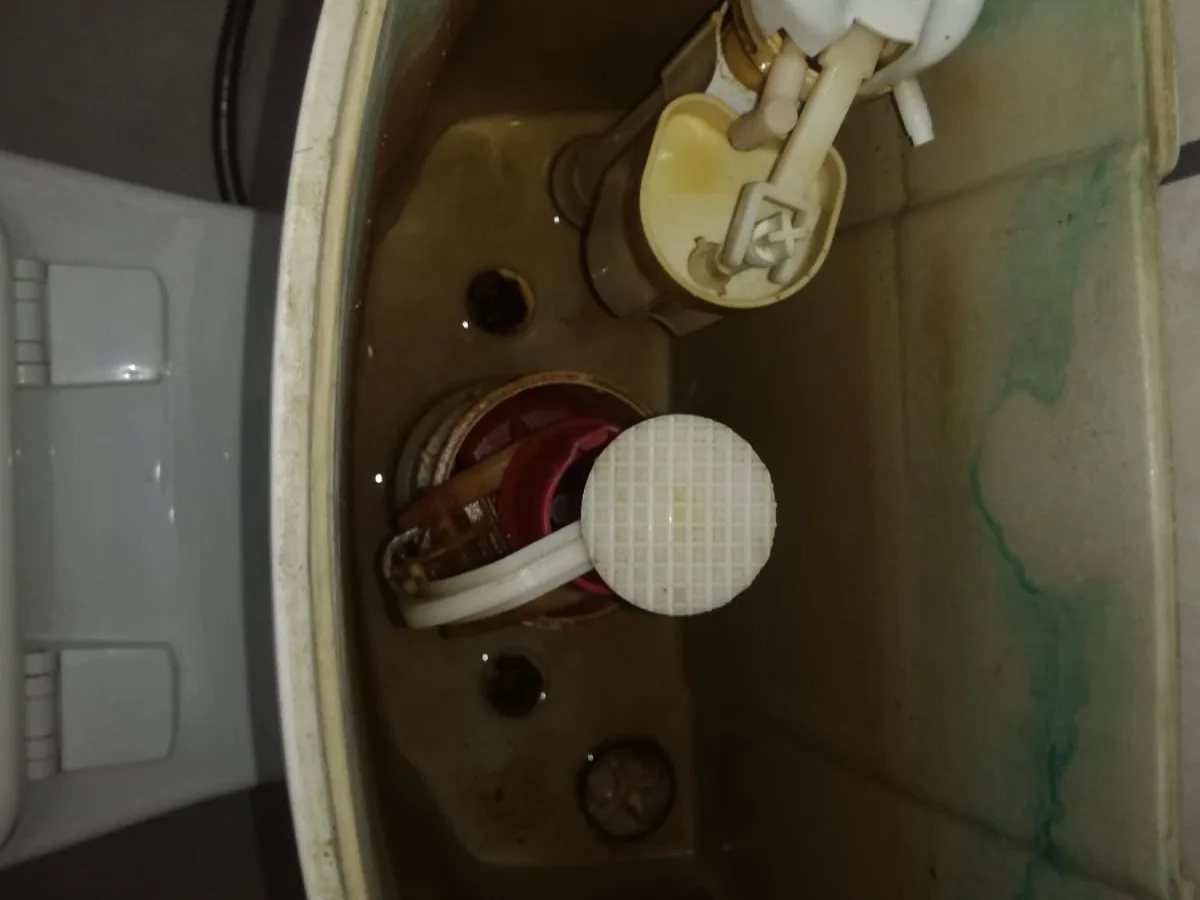 Close-up of completed plumbing repair work