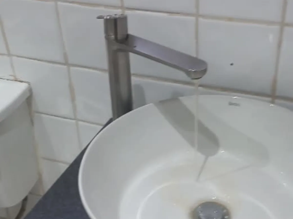 Close-up of completed plumbing repair work