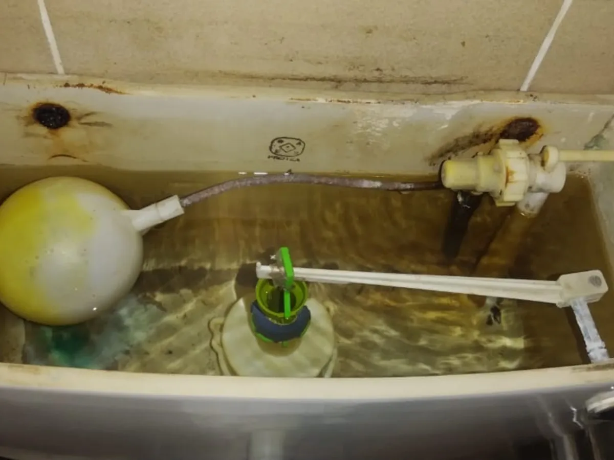 Close-up of completed plumbing repair work