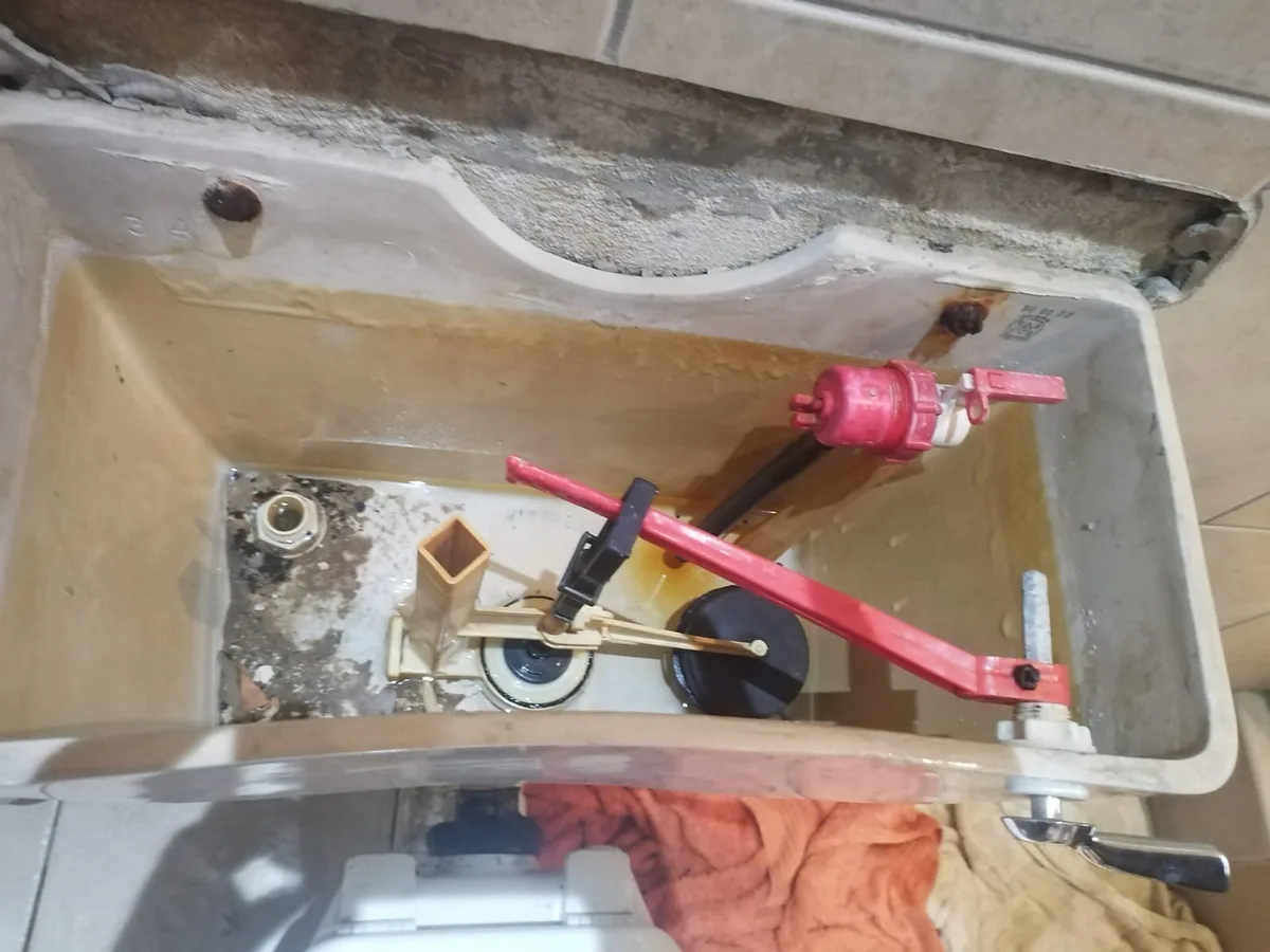 Close-up of completed plumbing repair work