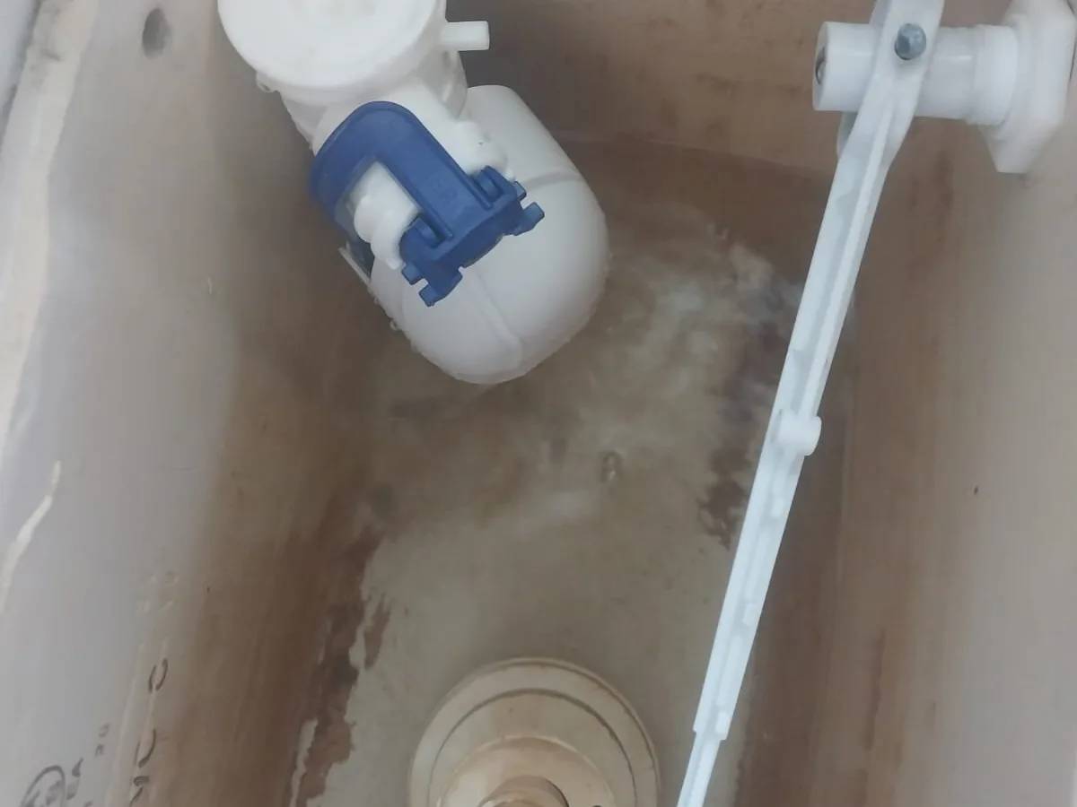 Close-up of completed plumbing repair work