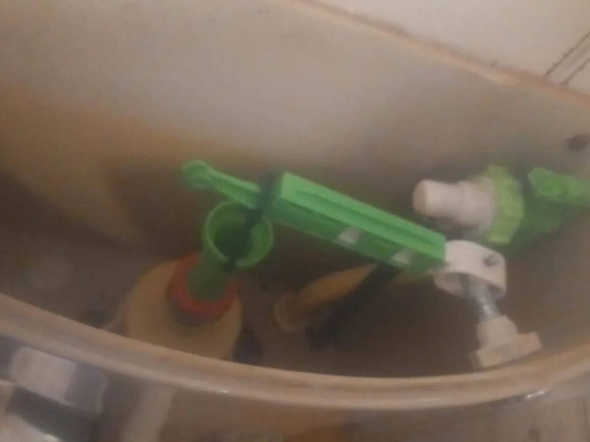 Close-up of completed plumbing repair work