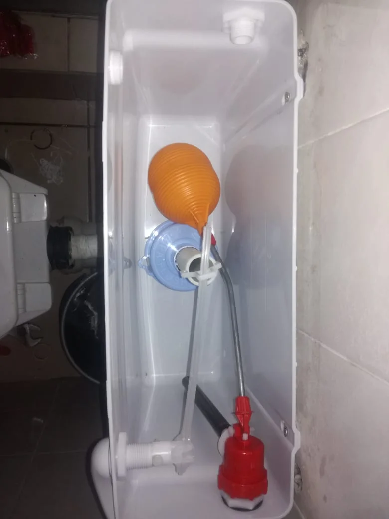 Close-up of completed plumbing repair work