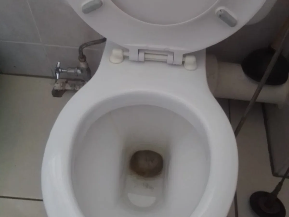 Close-up of completed plumbing repair work