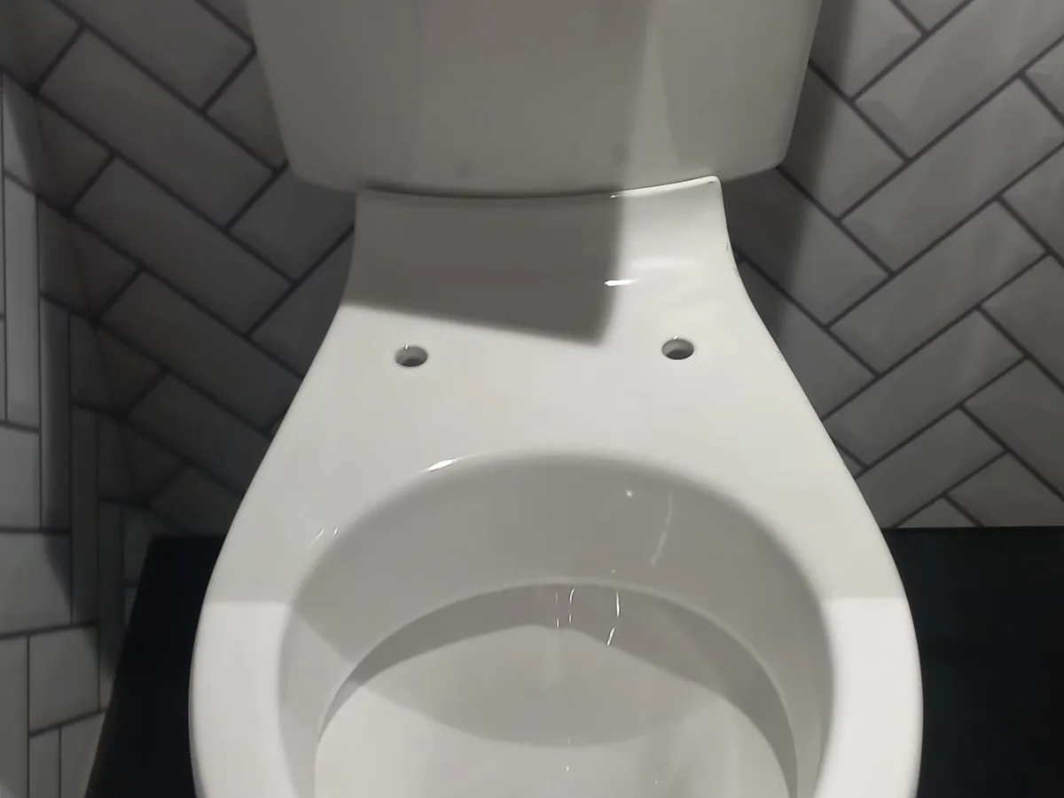 Close-up of completed plumbing repair work