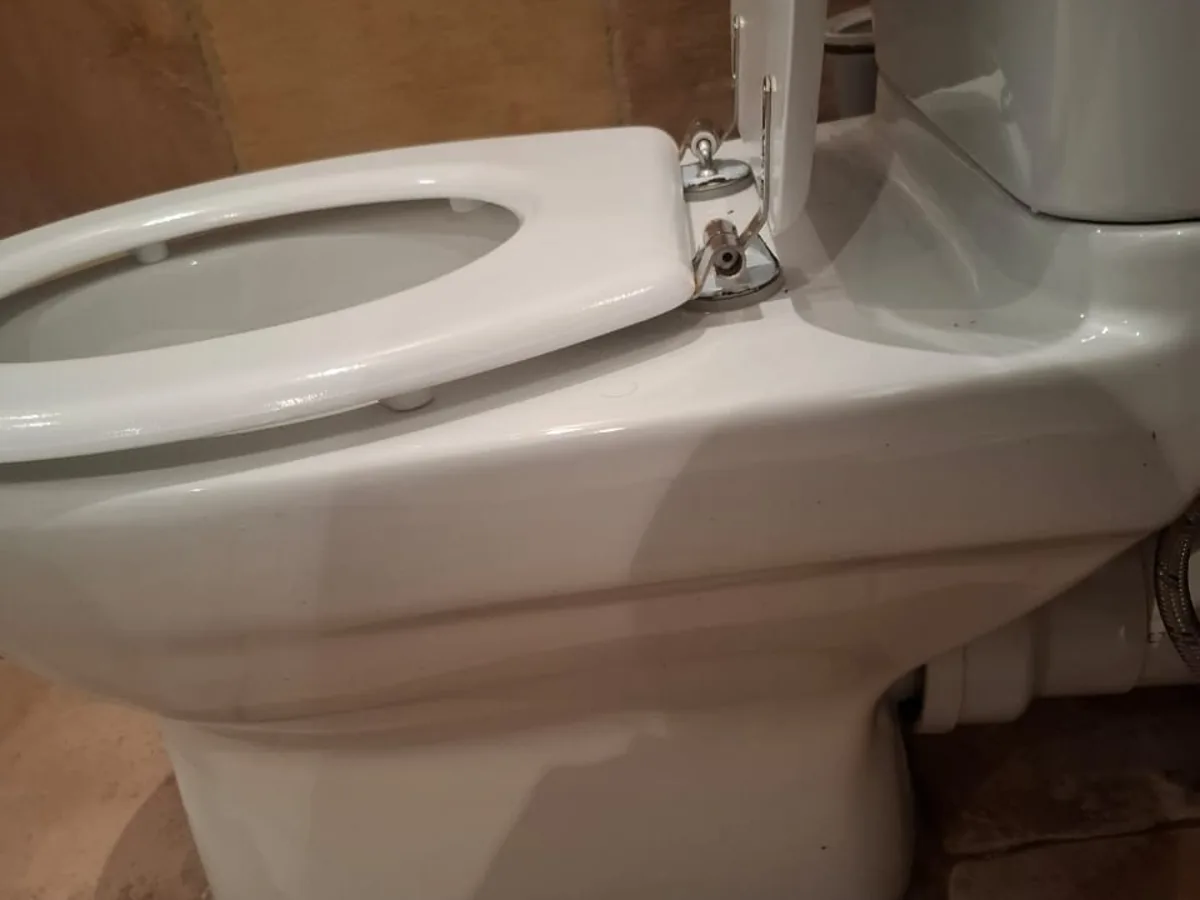 Close-up of completed plumbing repair work