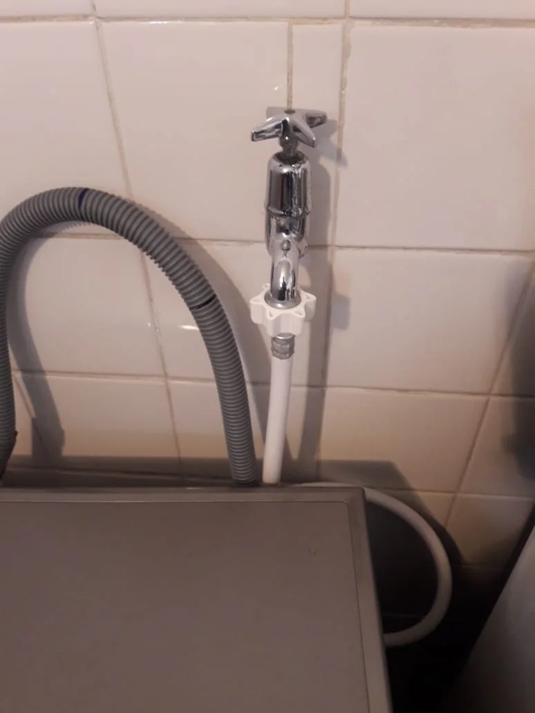 Close-up of completed plumbing repair work