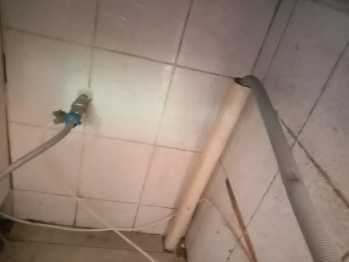 Close-up of completed plumbing repair work