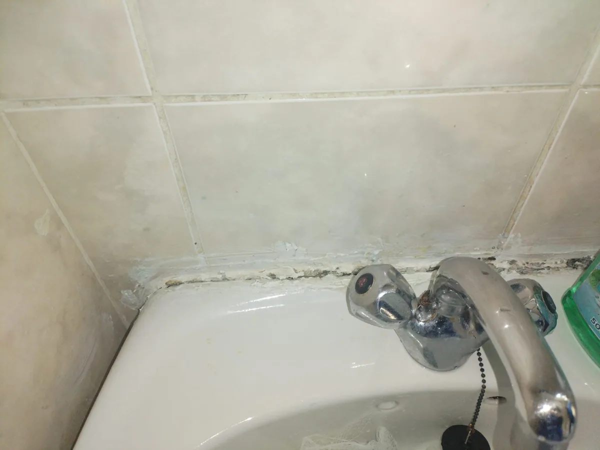 Close-up of completed plumbing repair work
