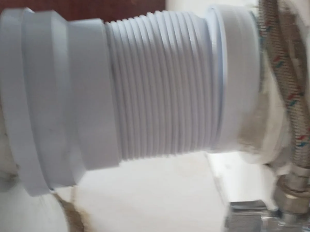 Close-up of completed plumbing repair work