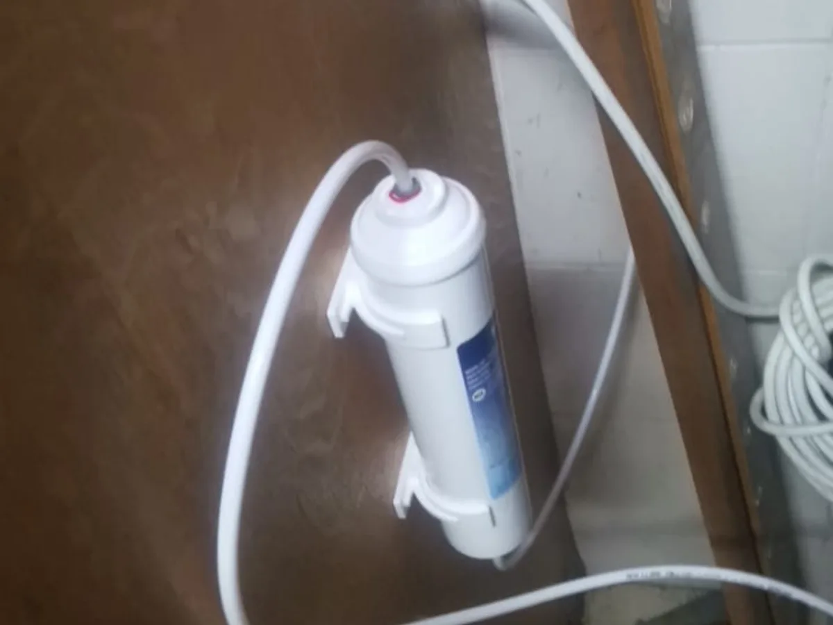 Close-up of completed plumbing repair work