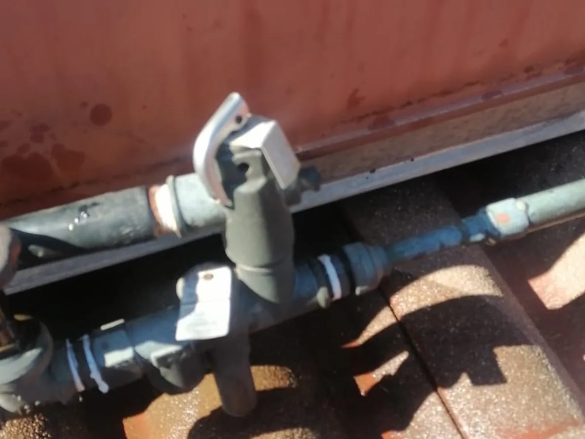 Close-up of completed plumbing repair work