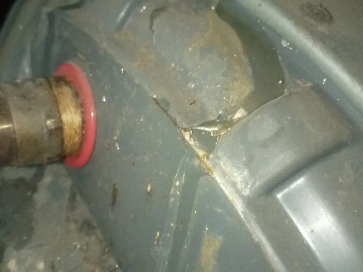Close-up of completed plumbing repair work