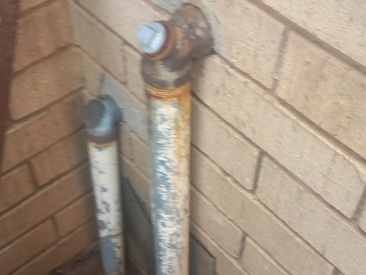 Close-up of completed plumbing repair work