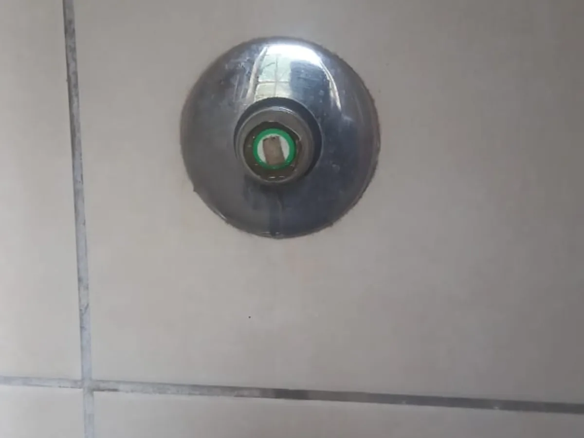 Close-up of completed plumbing repair work