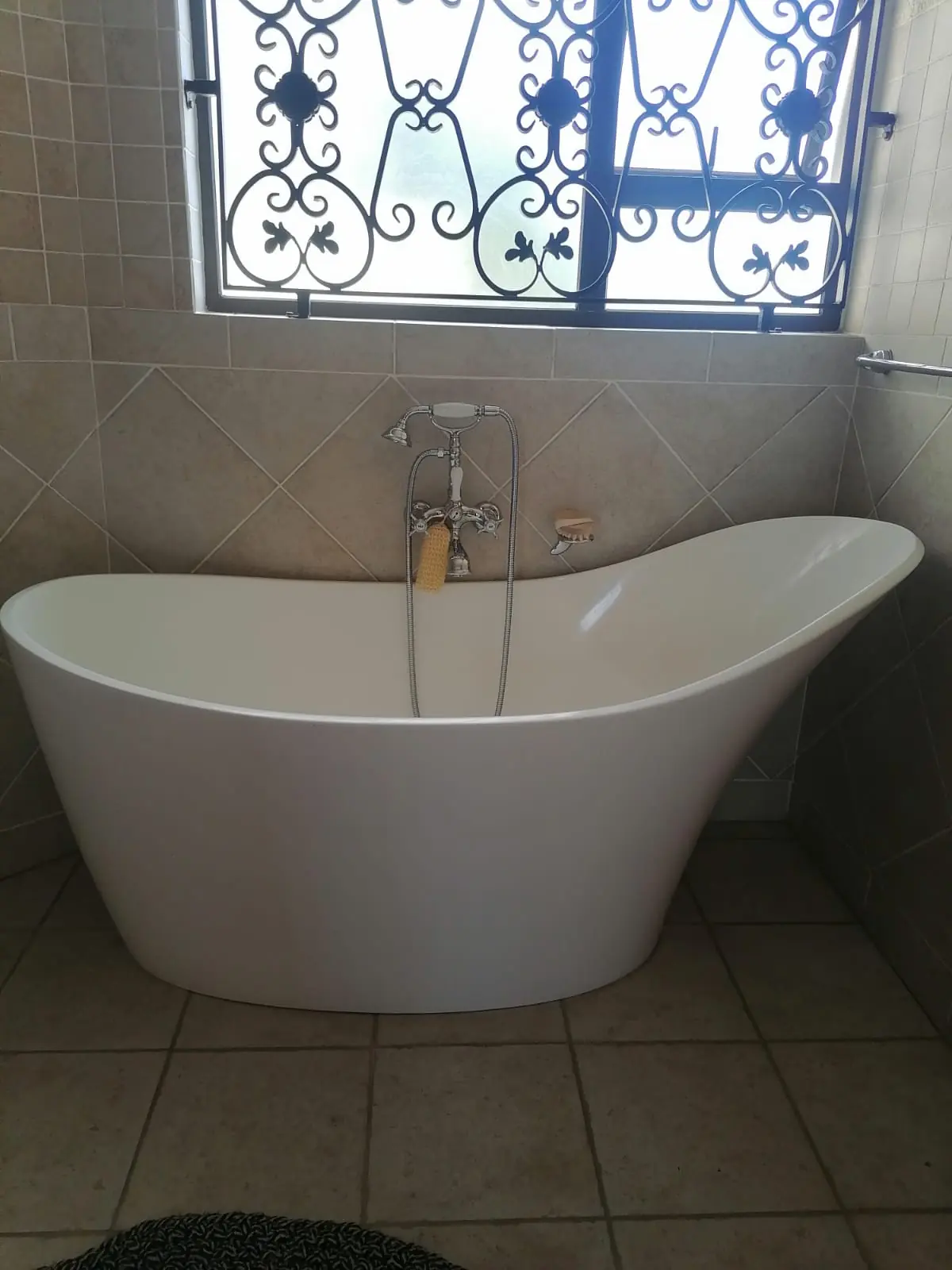 Shower and bath plumbing connections during bathroom renovation work