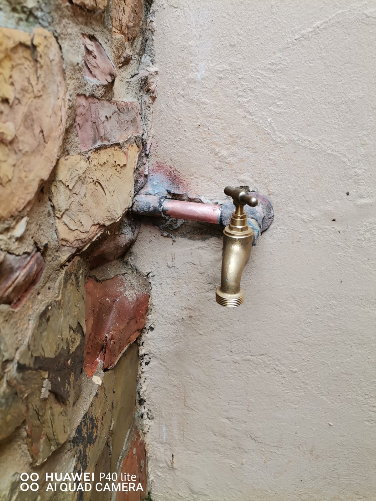 Outside tap and copper pipe installation completed in Boksburg