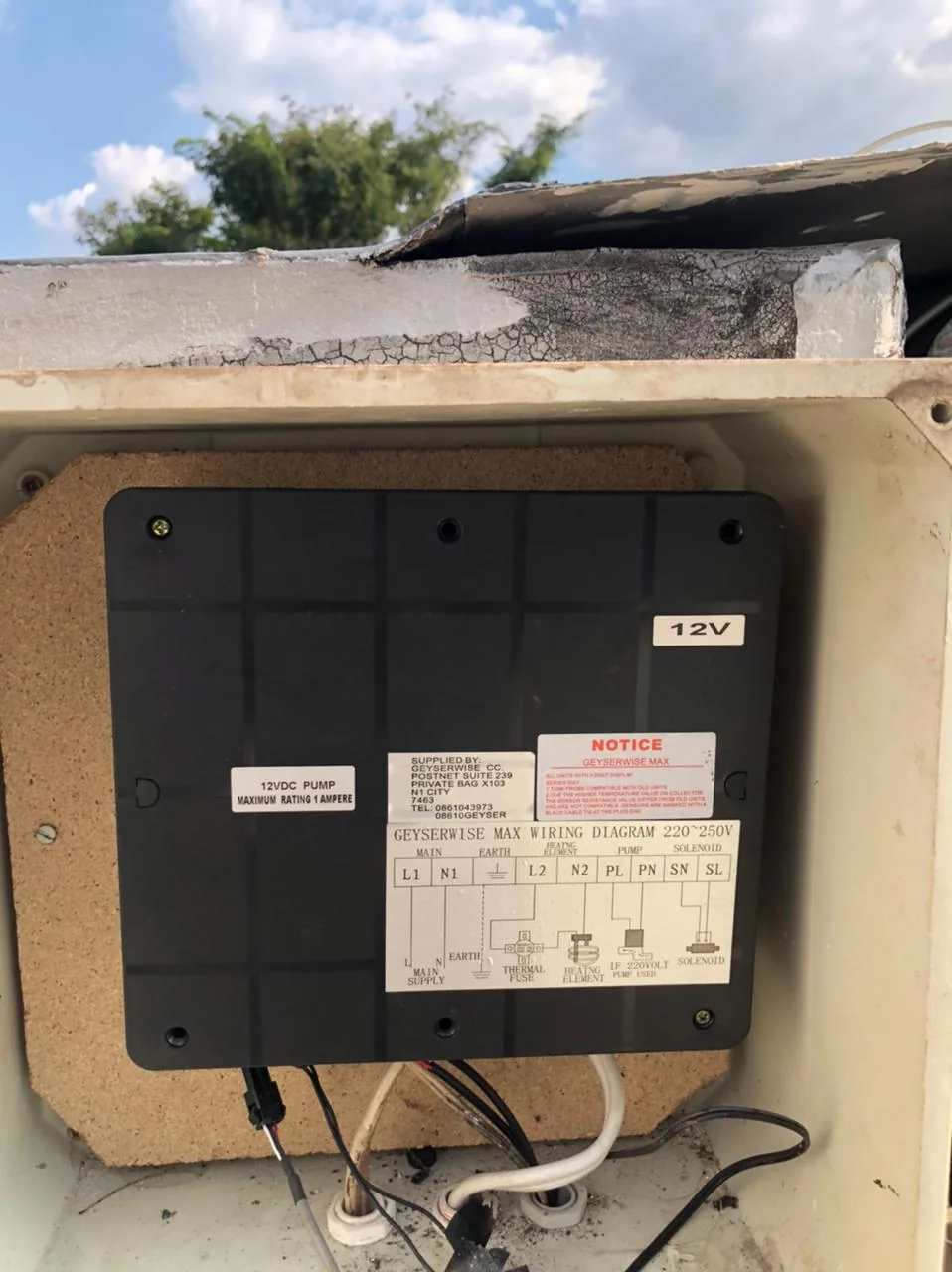 GeyserWise Solar Geyser Controller Setup