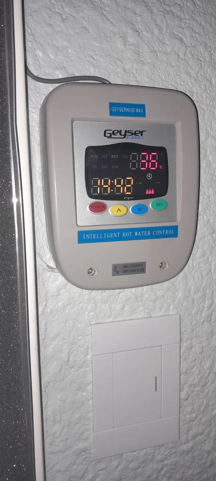 250 Litre GeyserWise Temperature Control