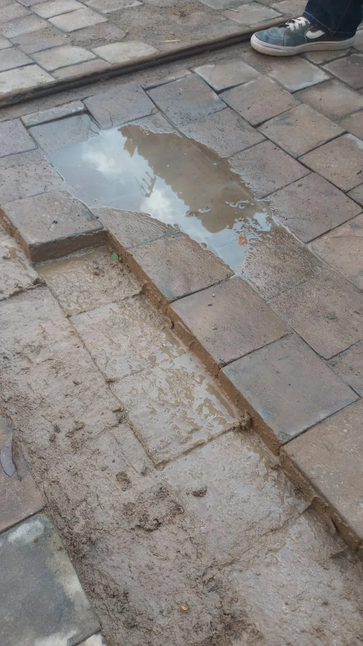 Burst pipe leak detection under paving by a Zanberg plumber