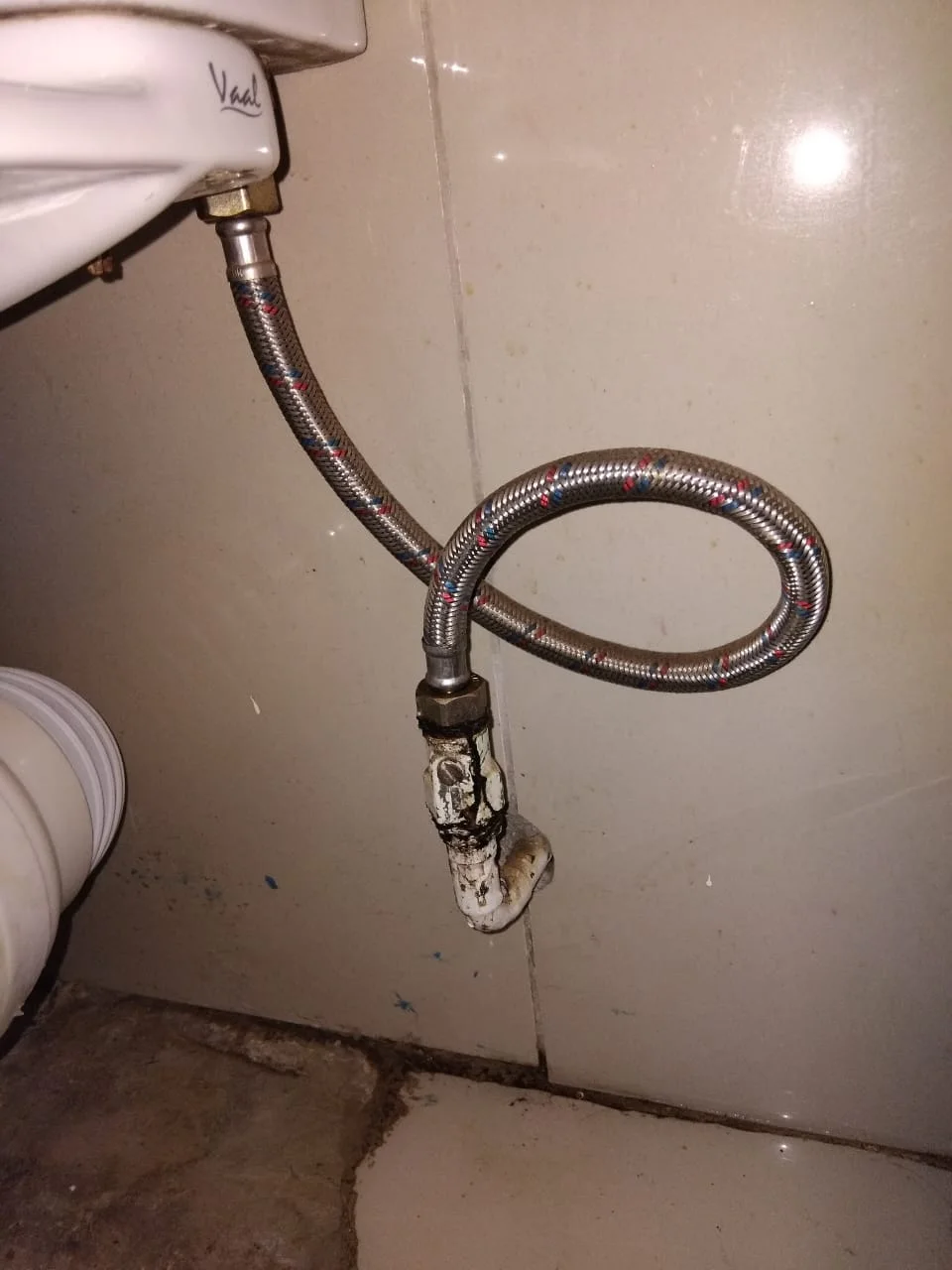 Wall angle valve and mixer connection repaired in Centurion