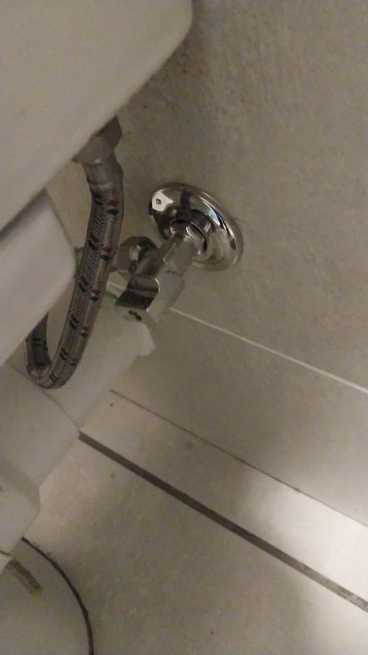 Wall angle valve and mixer connection repaired