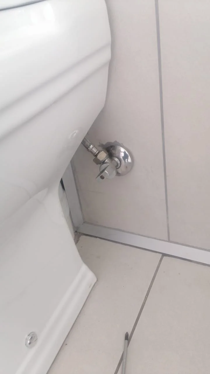 Wall angle valve and mixer connection repaired