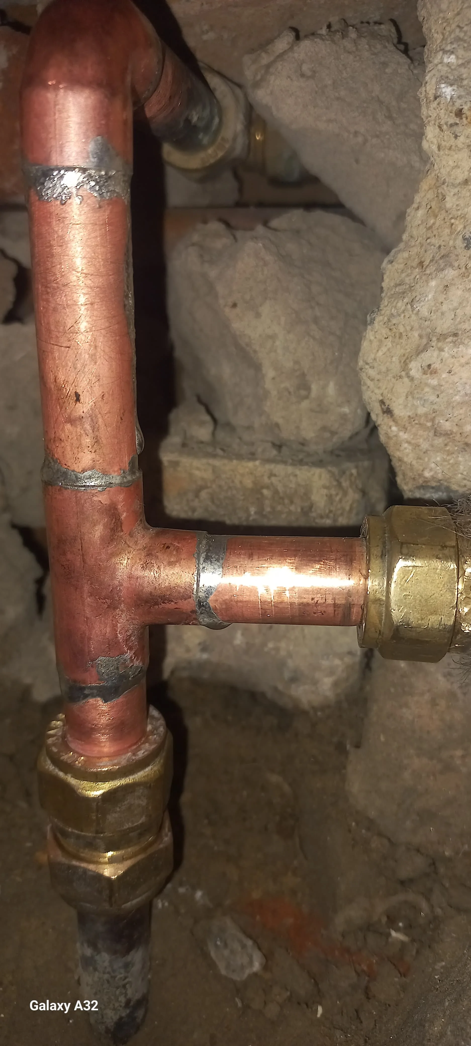 Burst pipe section repaired and checked in Centurion East