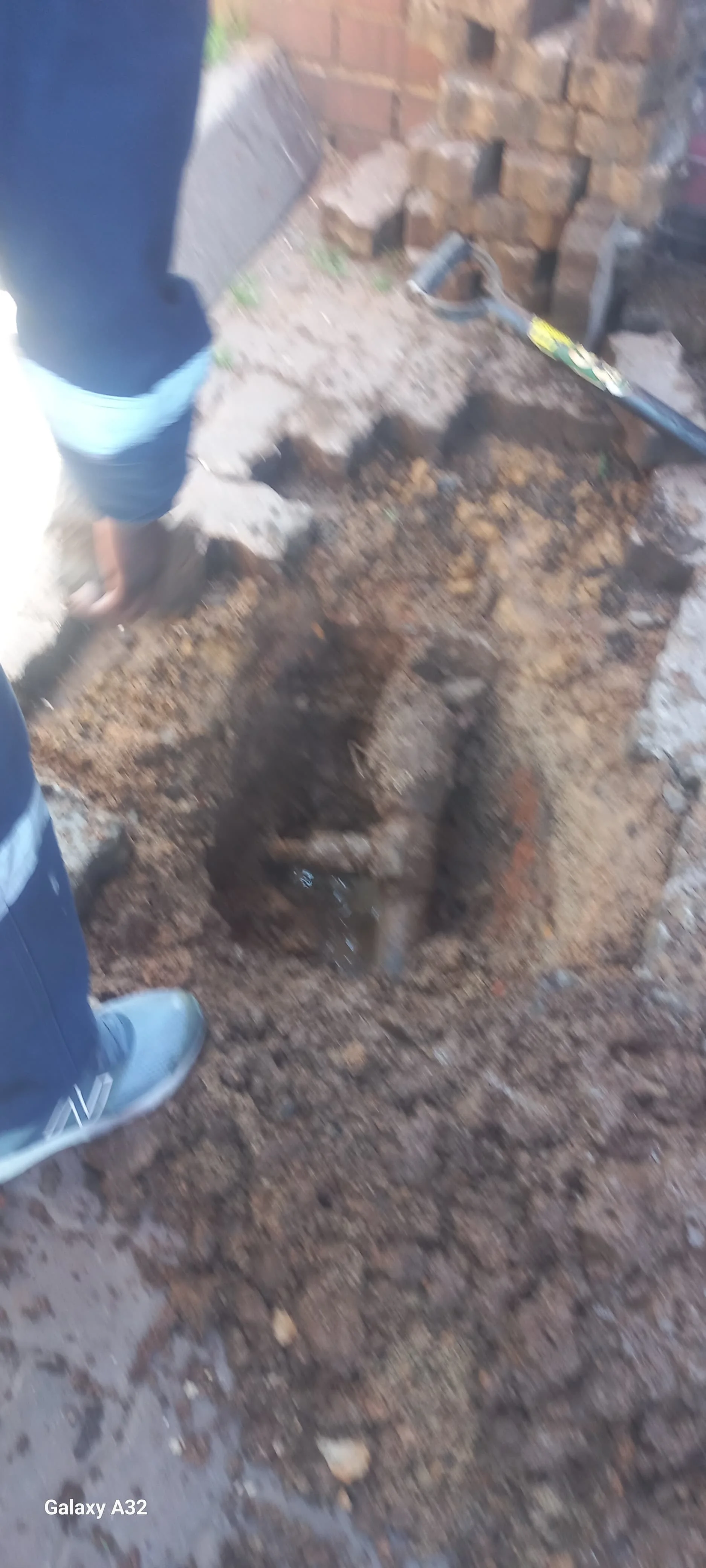 Professional burst pipe work 