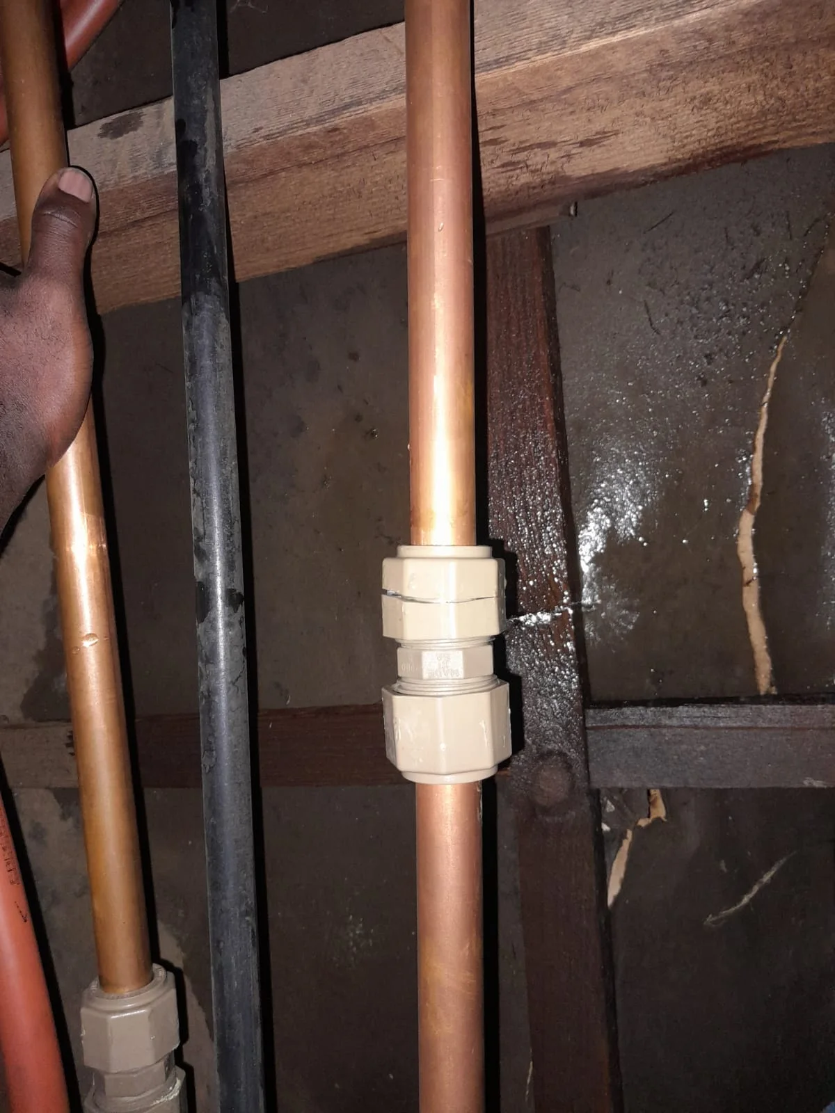 Local burst pipe repair — professional plumbing