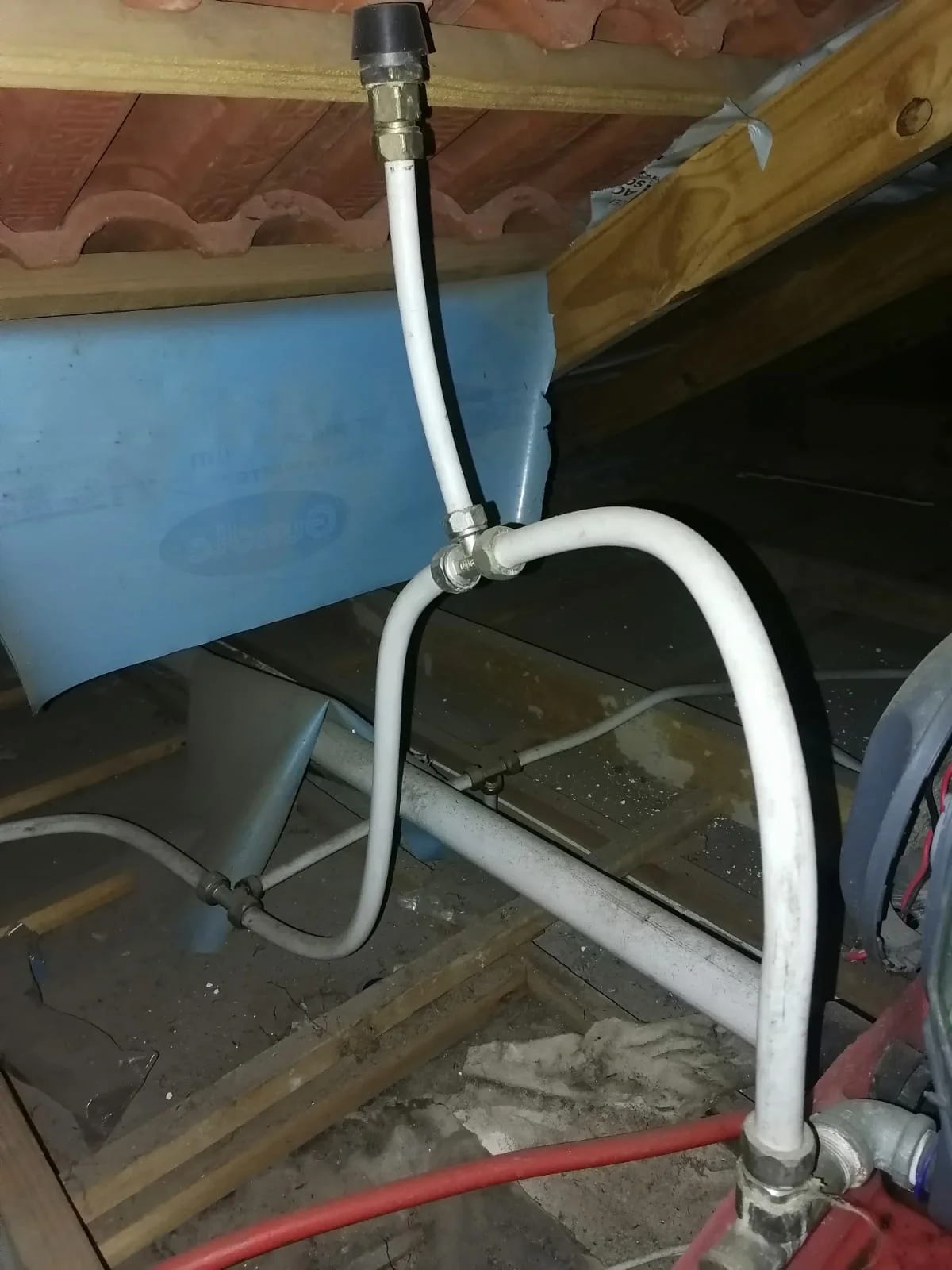 Professional burst pipe work 