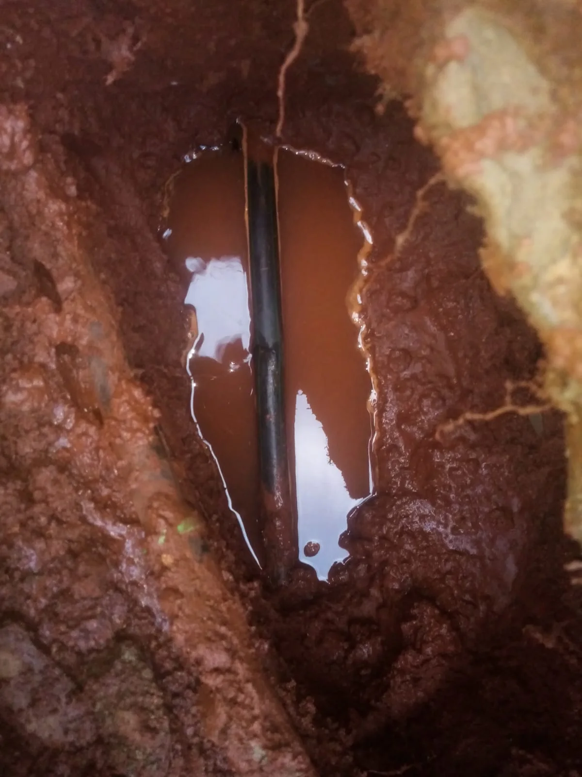 Urgent ceiling leak from burst pipe in Melville