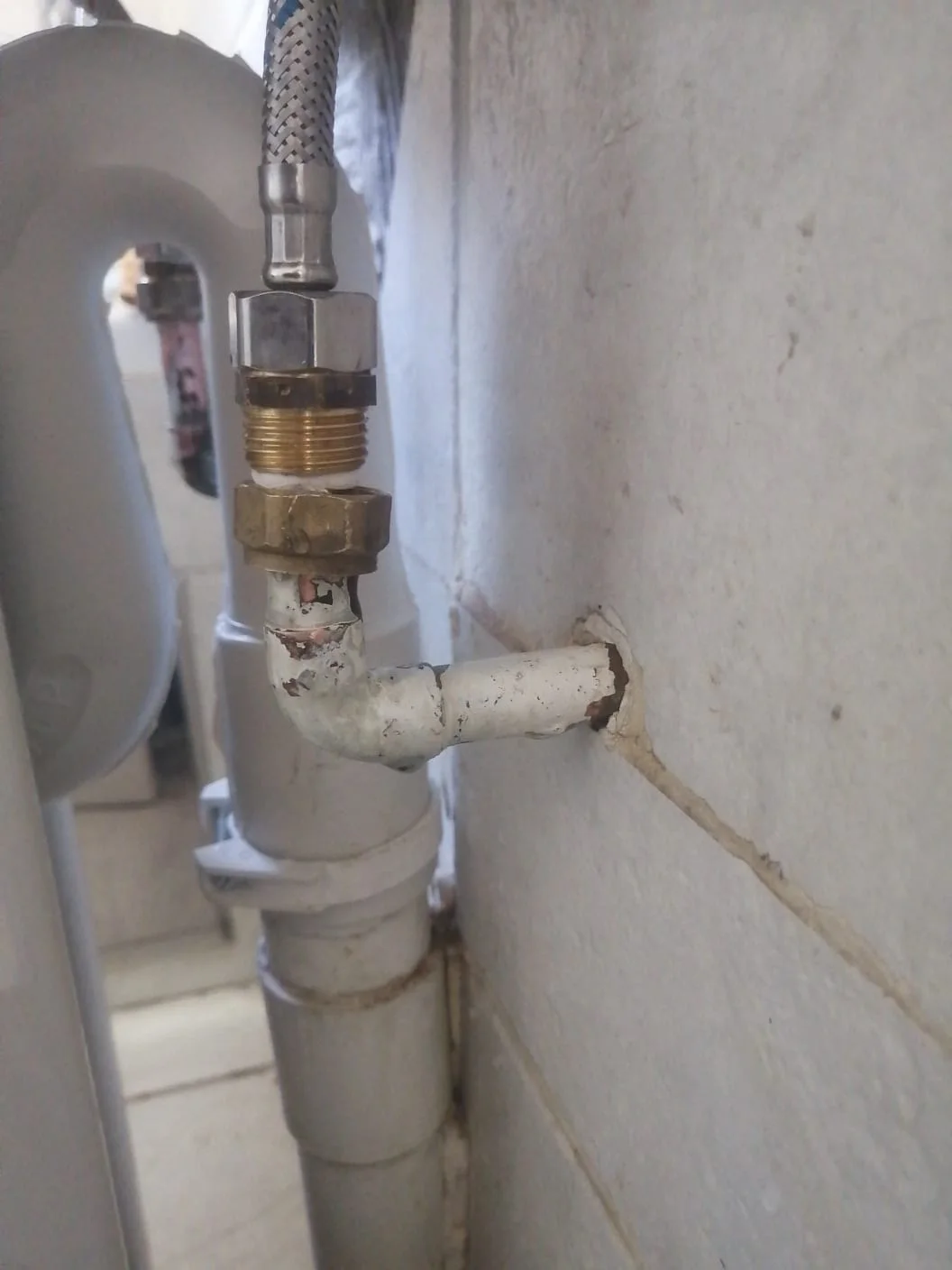 Severe ceiling leak from burst pipe in Newlands