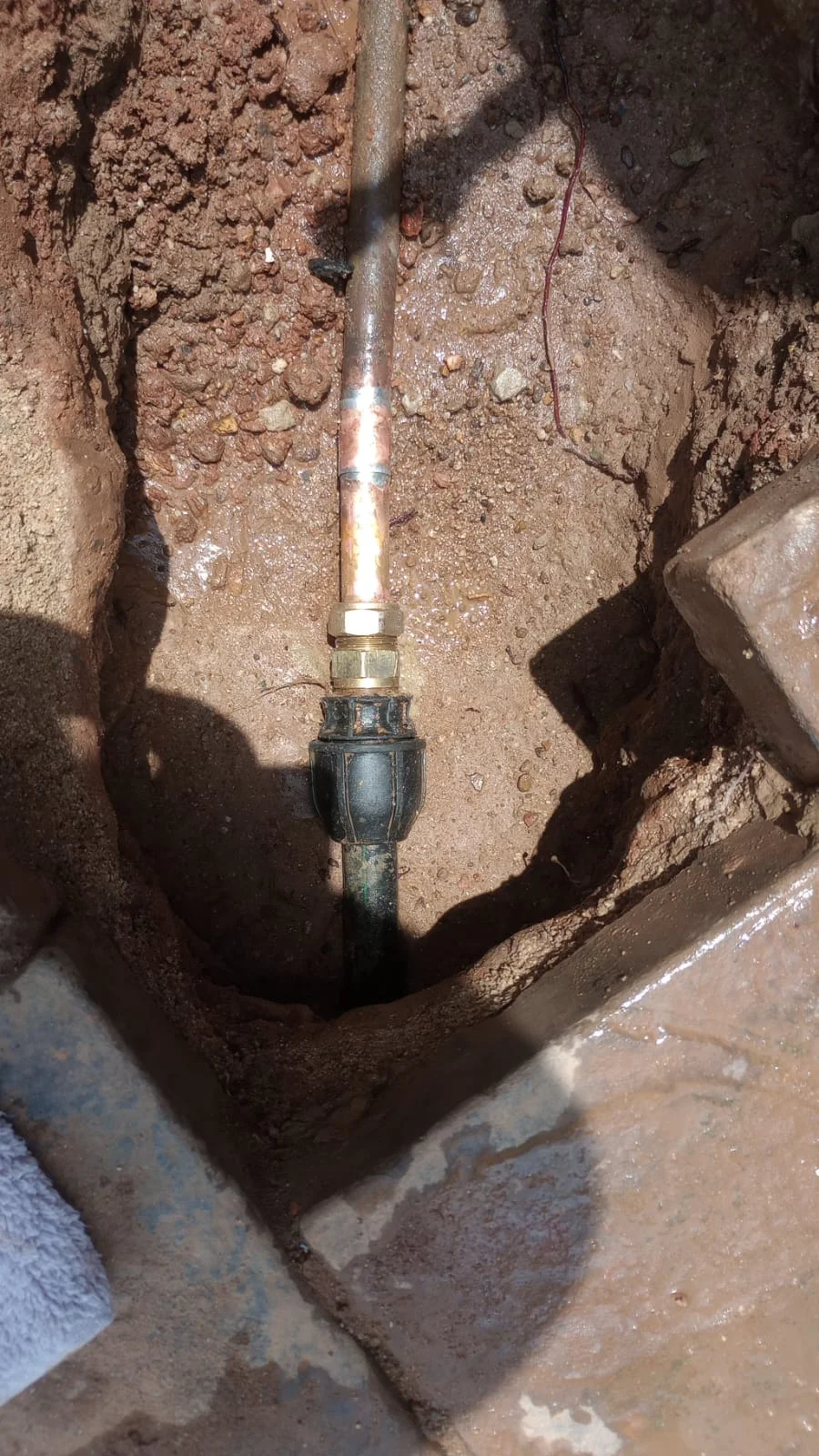 Professional burst pipe work in Turffontein