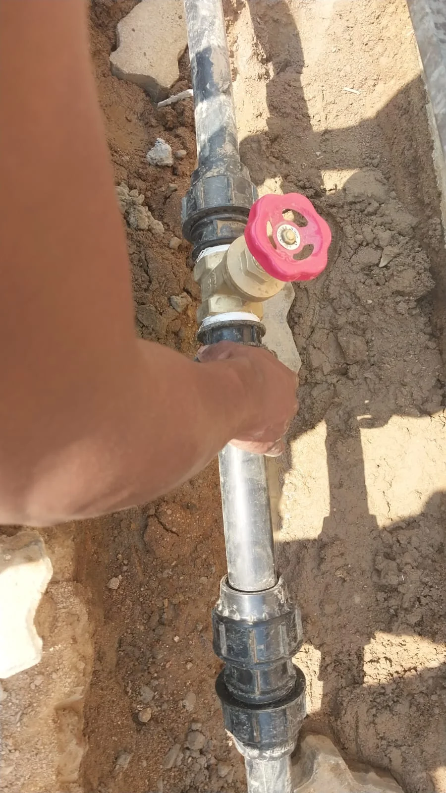 Professional burst pipe work in Villieria