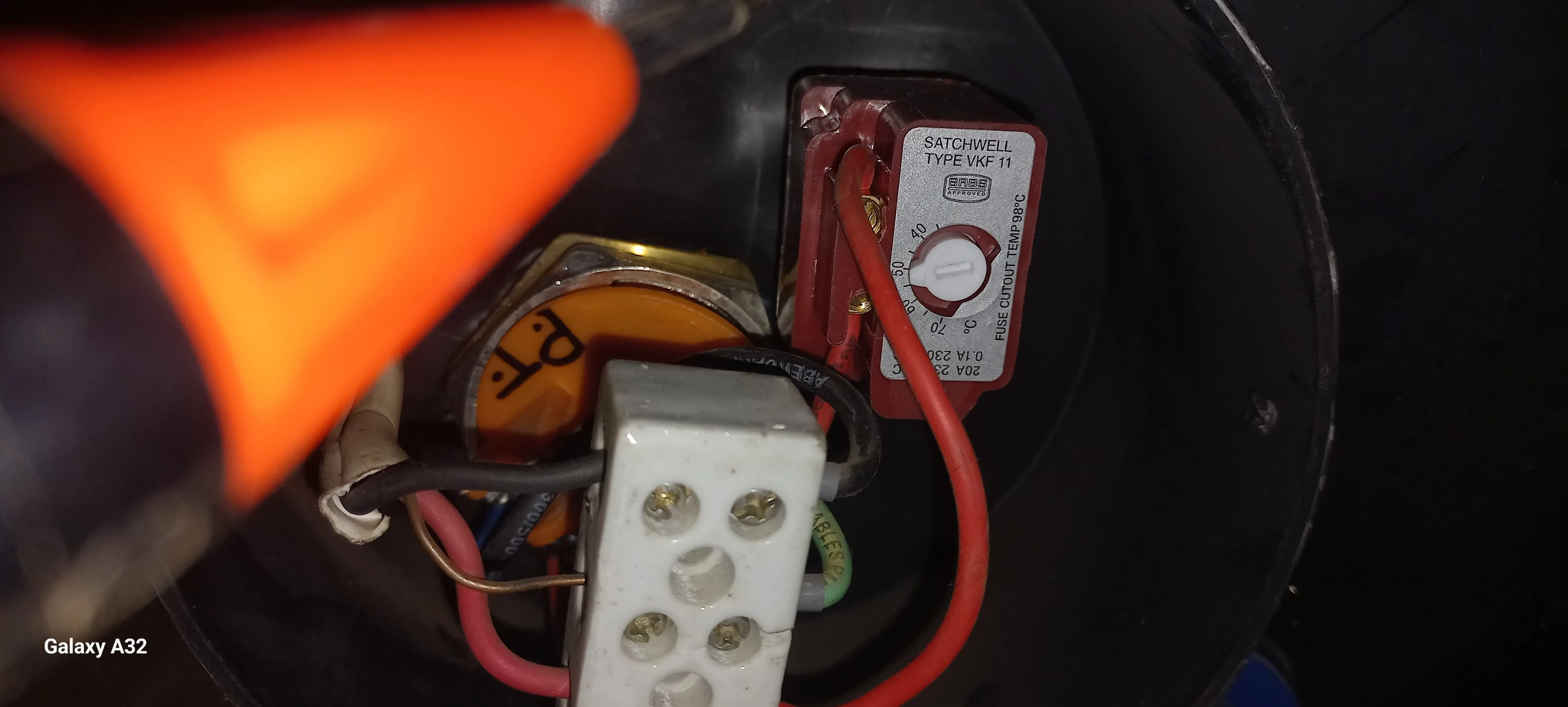 Faulty geyser element, thermostat and flange gasket replaced in Brakpan