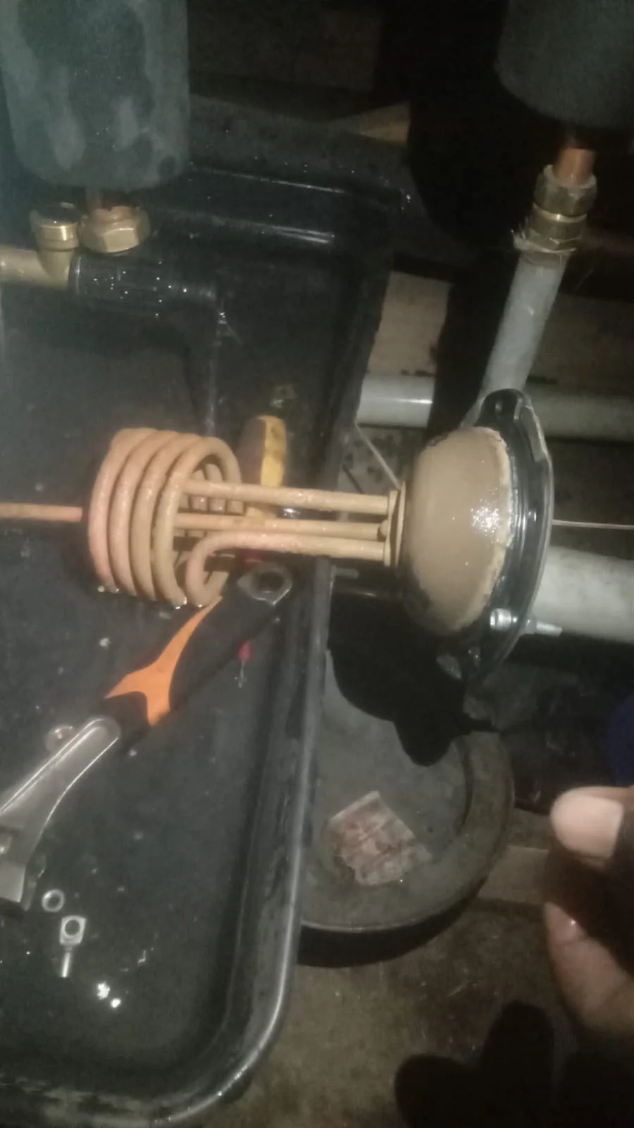 Faulty geyser element, thermostat and flange gasket replaced in Isando