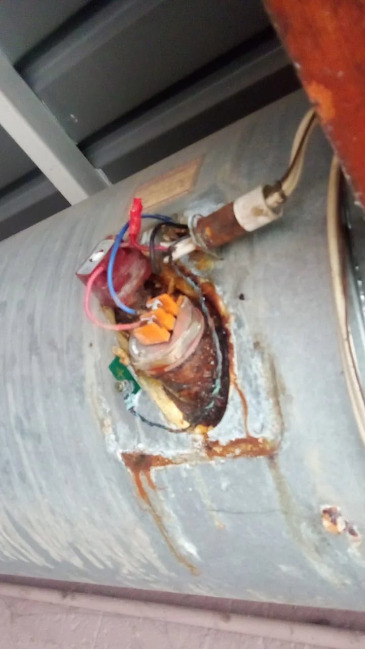 Faulty geyser element, thermostat and flange gasket replaced in Orange Grove