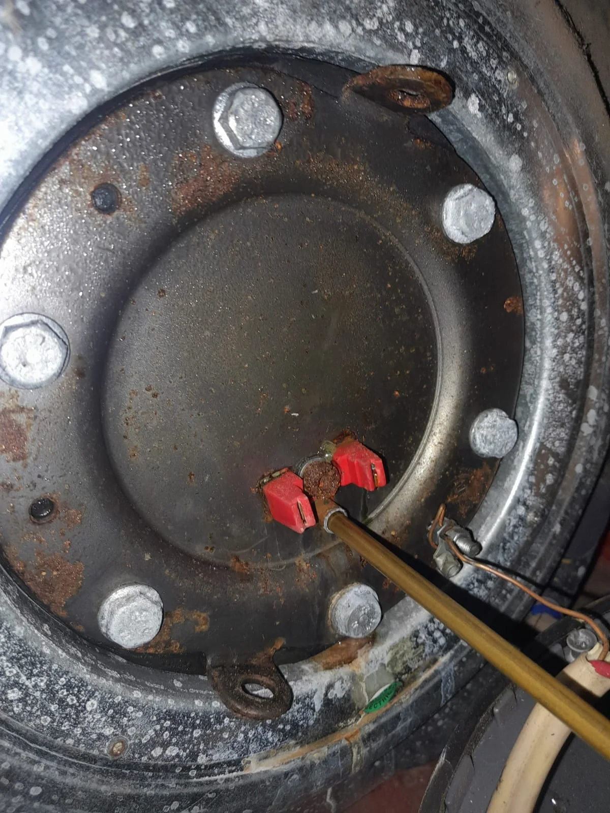 Electric geyser installed safely in a Centurion East roof space Electric geyser installed safely in a Centurion East roof space