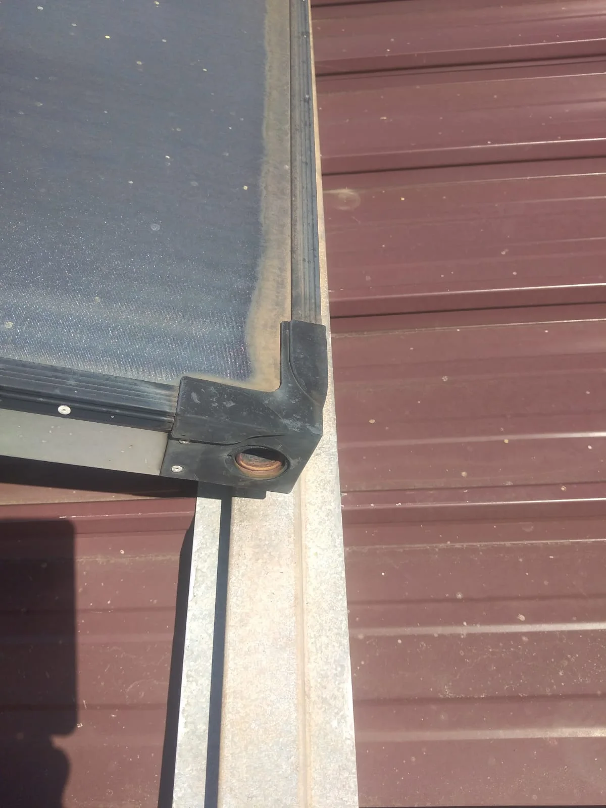 Electric geyser installed safely in a roof space