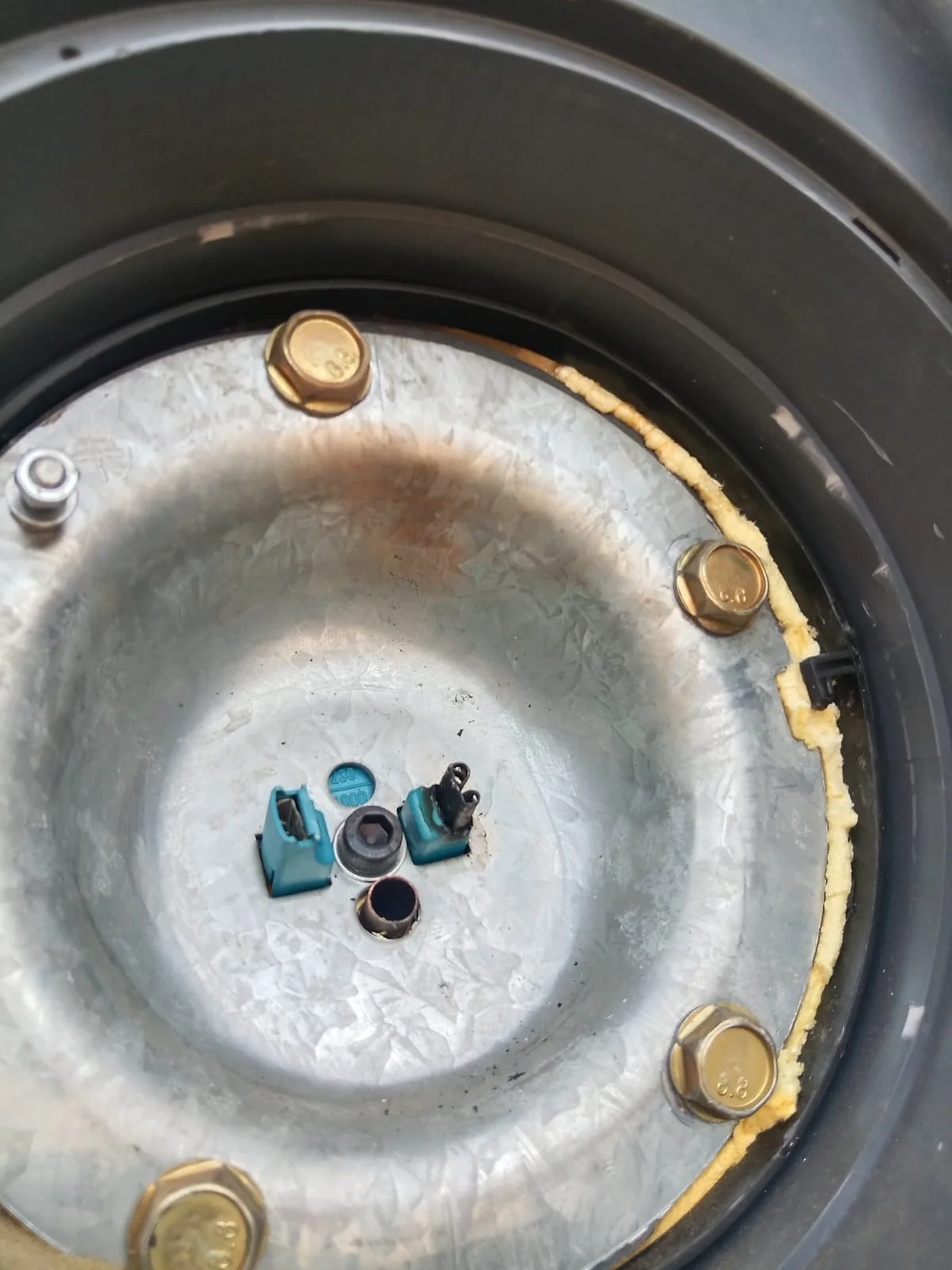Electric geyser installed safely in a roof space