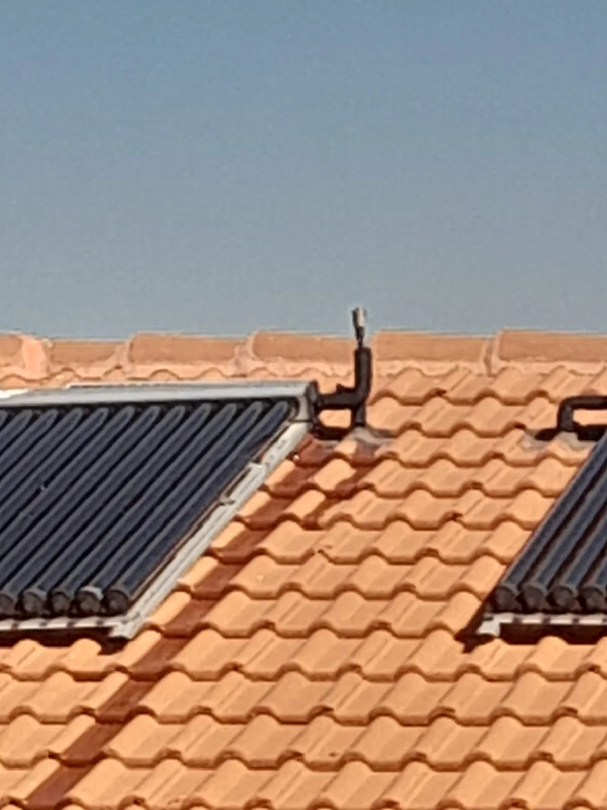 Electric geyser installed safely in a roof space