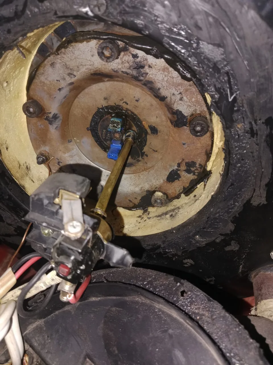Electric geyser installed safely in a roof space