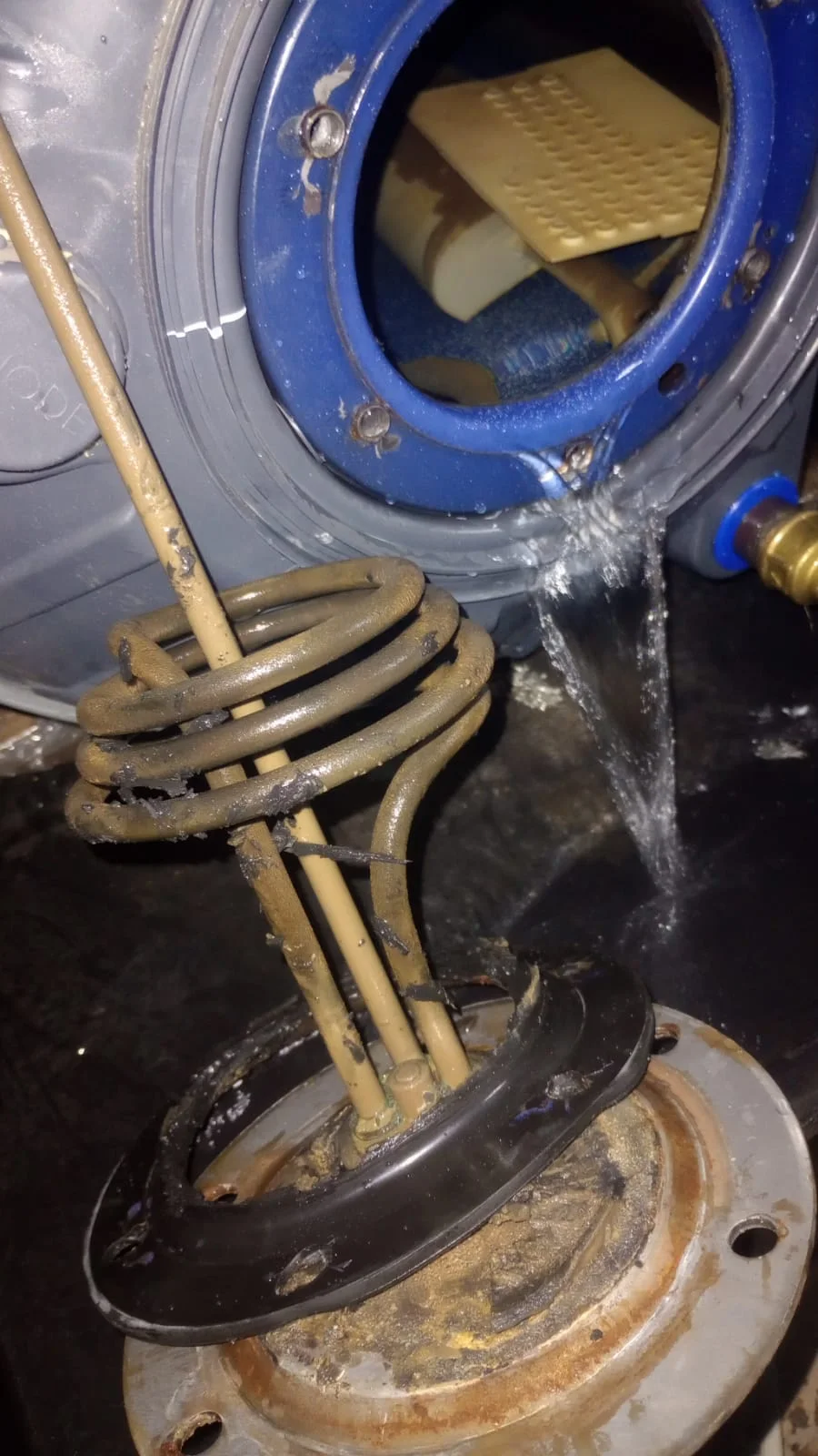 Electric geyser installed safely in a roof space