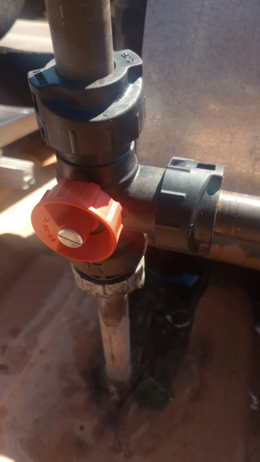 Electric geyser installed safely in a roof space