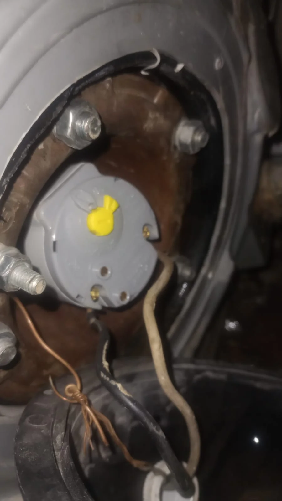 Electric geyser installed safely in a roof space