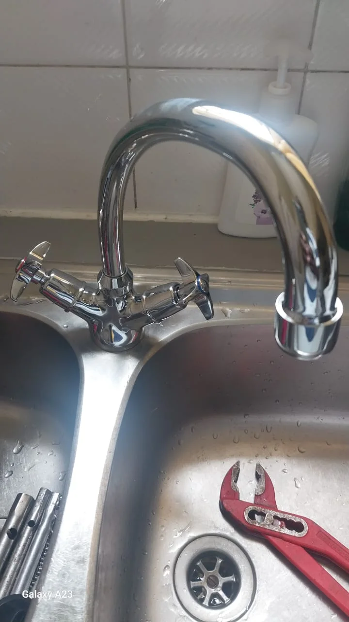 Leaking tap repaired in Laudium