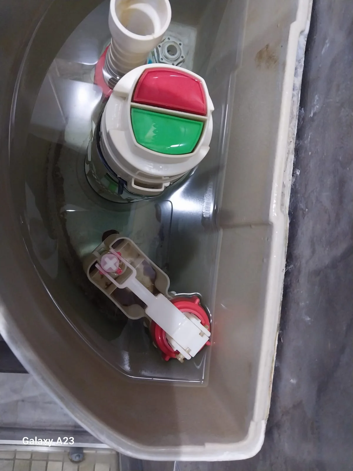 Faulty toilet flush villieria