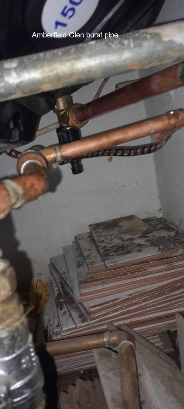 Amberfield Glen burst pipe repair