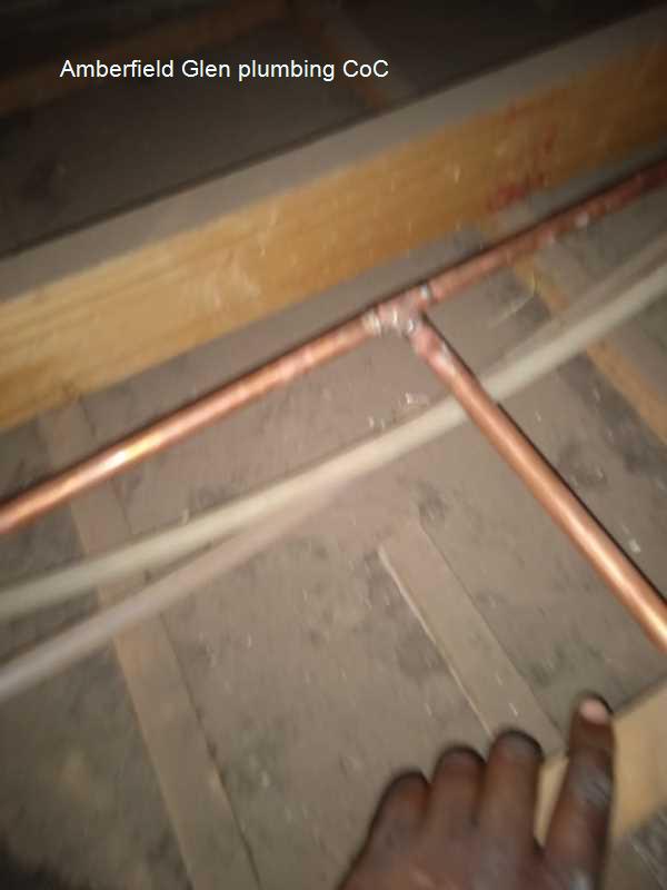 Amberfield Glen plumbing CoC